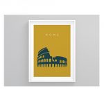 Minimalistic Art Deco Travel Posters